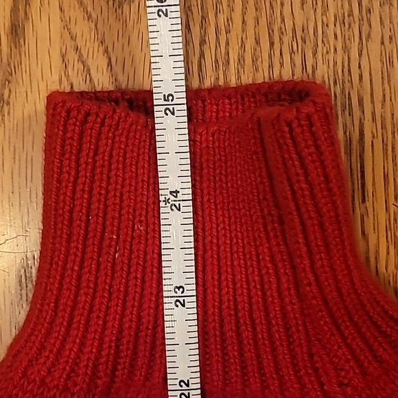 Land's End Direct Merchants Drifter Sweater mens Large red made in usa LOT F16 - Picture 7 of 7